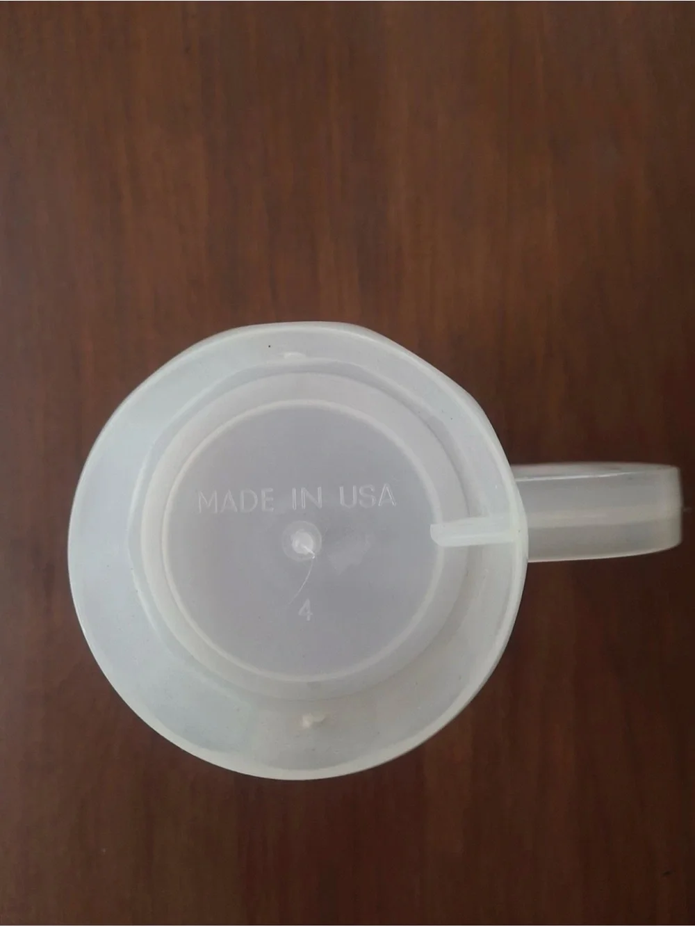 Vinted Budweiser White Plastic Mug with Red Logo